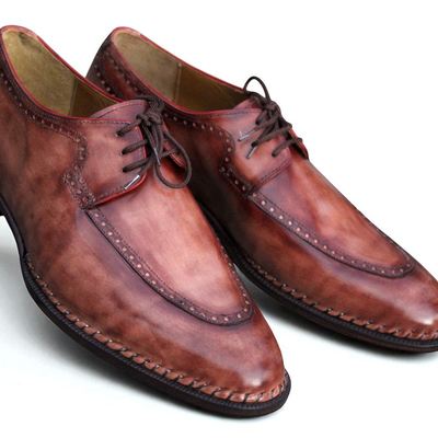 Crafted leather handmade classic brown leather dress shoes