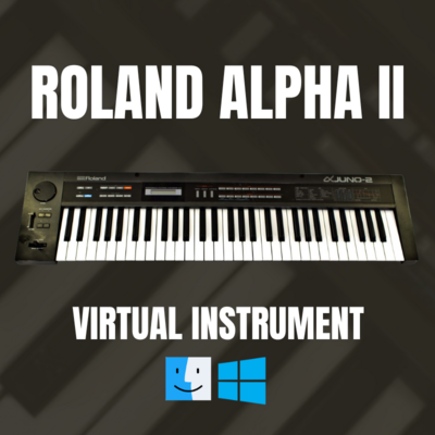 Roland Alpha II Emulation VST Virtual Instrument Software 