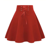 High Waist Harajuku Y2K Goth Skirt - Thumbnail 5
