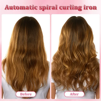 Automatic Curling Iron,Hair Straightener And Curling 2 In 1,New Self Curling Iron, Hair Styling,Perfect Holiday Gift For Women - Thumbnail 2