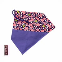 Japanese Cotton Chopstick Sleeve – Purple & Pink Plum Blossom Pattern (MCC0004-07-PU) - Thumbnail 3