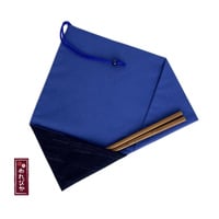 Japanese Cotton Chopstick Sleeve – Navy Stripe Pattern (MCC0004-14-NV) - Thumbnail 5