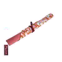 Japanese Cotton Chopstick Sleeve – Red Ume Blossom Pattern (MCC0004-11-UM) - Thumbnail 1