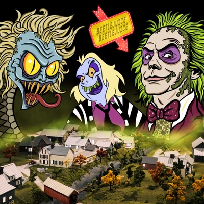 Beetle town print - Thumbnail 1