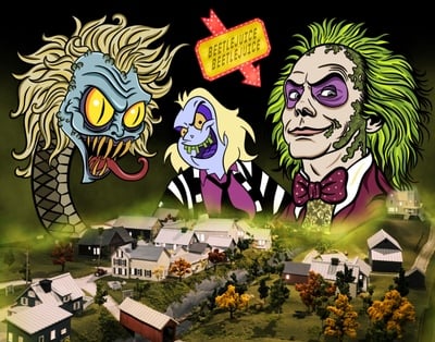 Beetle Town Print