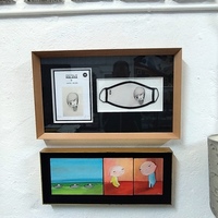 Face mask (Framed) by Javier Calleja "It Was OK"  - Thumbnail 9