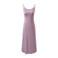 Retro mesh flocking jacquard round neck trumpet sleeve dress - Thumbnail 5