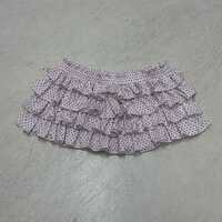Pink Polka Dot Halter Neck Vest and Light Pink Skirt - Thumbnail 4