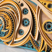 STEREOWOOD Phoenix Perch Multi-Layer Wood Wall Art, Stereoscopic 3D Wall Art - Thumbnail 6