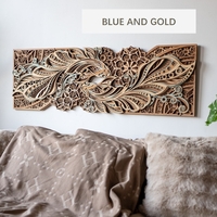 STEREOWOOD Dancing Koi Multi-Layer Wood Wall Art, Handmade Wooden Sculpture - Thumbnail 6