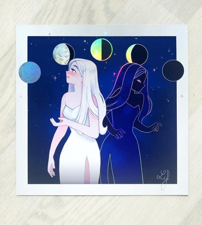 Holo Star - Moon
