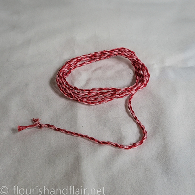 Multi-color cording - red/pink