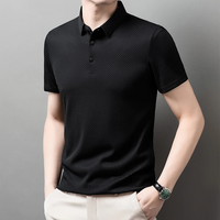 Men's Short Sleeve Solid Color T-shirts - Thumbnail 2