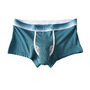 Men's sexy underwear mesh holes breathable youth elephant tube physiological boxer briefs L482  -2