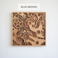 STEREOWOOD Time Gear Multi-Layer Wall Art, Stereoscopic 3D Decor, Mandala Art - Thumbnail 1