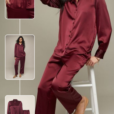 2-piece satin set