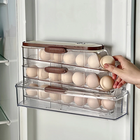1PCS Home Refrigerator Egg Organizer Sliding Egg  - Thumbnail 1