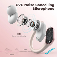 Sport Bluetooth 5.3 Earphones Earhook Headphones IPX7 Waterproof Wireless Earbuds  - Thumbnail 1