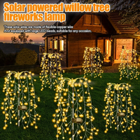 1pc 200LED Solar Firecracker Willow  Lights Outdoor - Thumbnail 2