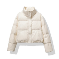 Women’s Thickened Mock Neck Cotton-Padded Jacket - Thumbnail 3