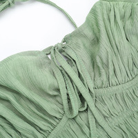 Sexy Lace-Up Backless French Dress - Thumbnail 3