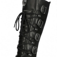 Dark Punk Women’s Metal Platform Boots - Thumbnail 7