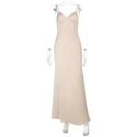 Holiday style slit dress with padded chest - Thumbnail 6