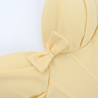 Halter neck butterfly end waist revealing chest A-line dress - Thumbnail 3