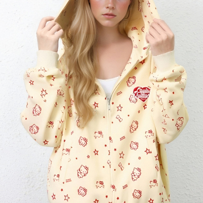 Retro puppy hoodie