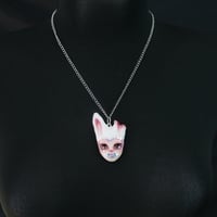 Handmade cutiepie spank-kei doll face necklace (unique) - Thumbnail 2