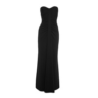 Sexy Sweetheart Pleated Wrap Maxi Dress - Thumbnail 1