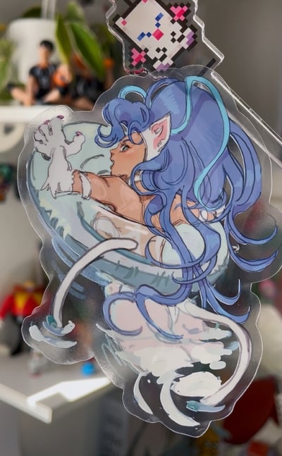 Summer Felicia transparent sticker