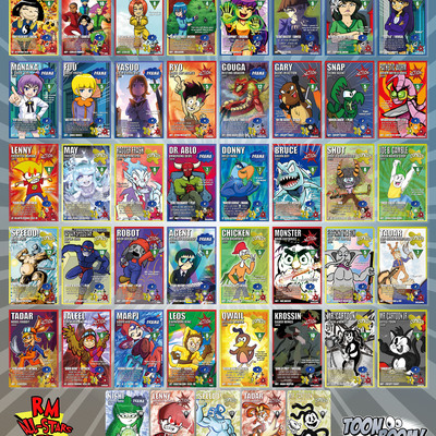 Booster packs - series 4 - toon boom - rm all-stars tcg