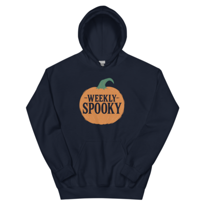 Weekly Spooky Jack-O-Lantern Hoodie  Horror Podcast Pullover Sweatshirt (Multiple Colors) | Halloween Every Day