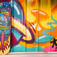 Art Skateboard by Topo "Solar Ascent" - Thumbnail 5
