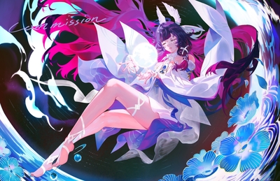 Columbina - Genshin Impact (signed poster)