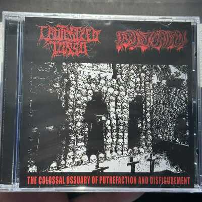 Cauterized torso / crucification - "the colossal ossuary of putrefaction and disfigurement" split cd 
