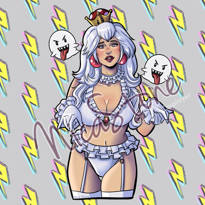 Spooky girl - sticker