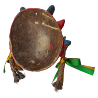 Coconut mask. Collectibles. Home decoration. Wall decoration. Interior decoration. Mexican mask. Mexican craft. Mexican Folk Art. - Thumbnail 4