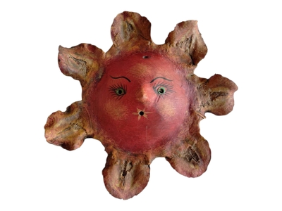 Coconut mask. Collectibles. Home decoration. Wall decoration. Interior decoration. Mexican mask. Mexican craft. Mexican Folk Art.