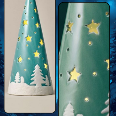 Ceramic light up tree