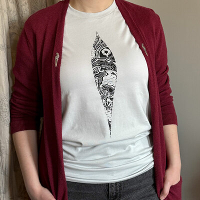 Inner demons tee (lt gray pre-order)