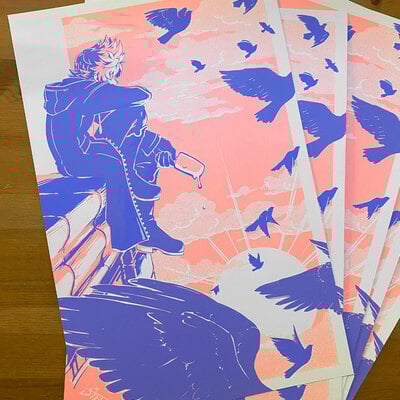 Twilight 11x17 screenprint