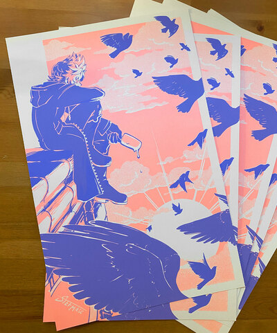 Twilight 11x17 Screenprint