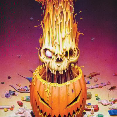 Sweet gourd print - Thumbnail 1
