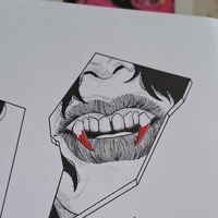 "Vampire" (A4 RISO Print) - Thumbnail 2