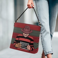 Nightmare on Elm Street Mugshot Leather Bucket Bag - Free Ship. JTPRT - Thumbnail 3