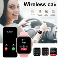 Sports Smartwatch Bluetooth Call Fitness Tracker for Android & iPhone – Touch Dial, Music Control, Sports Watches (Grey, Silver, Pink, Black) - Thumbnail 3