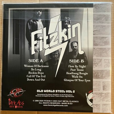 Fitzkin - the ultimate anthology (brand new limited edition import lp from cult metal classics with obi)