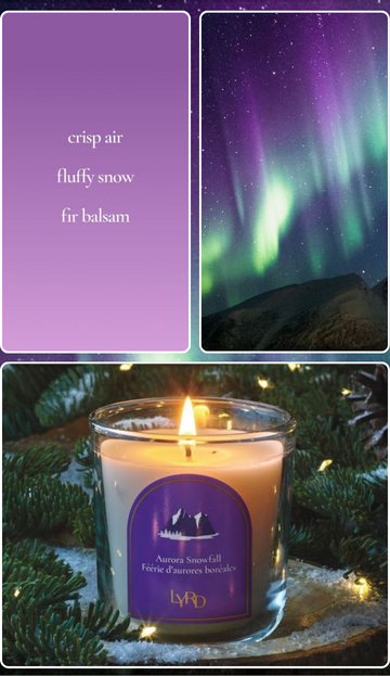 LYRD Aurora Snowfall Candle